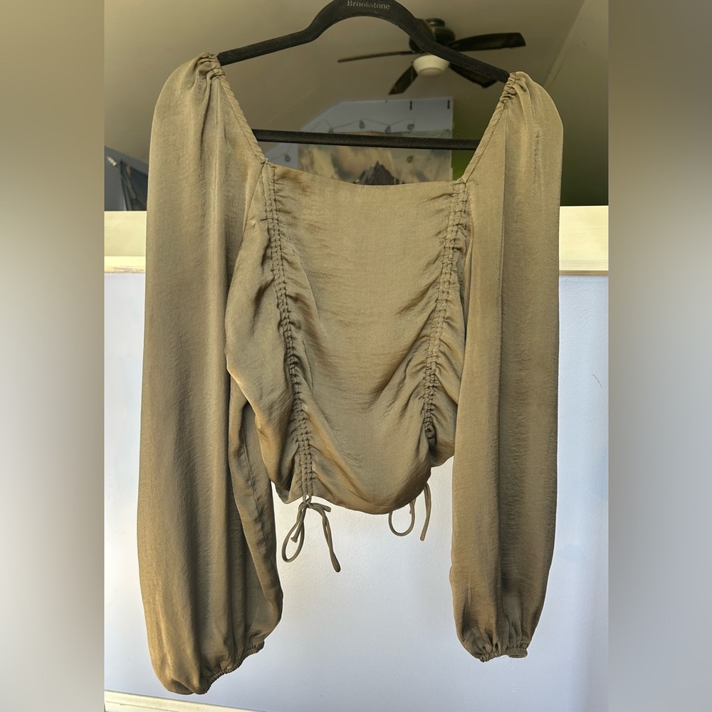 Mable Long Sleeve Milk Maid Top